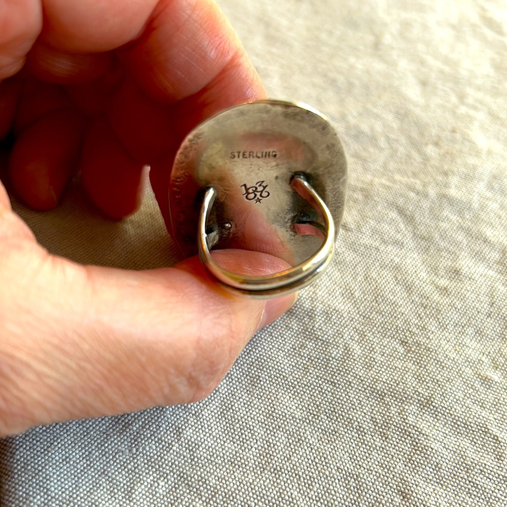 Large Moonstone Ring - image 3